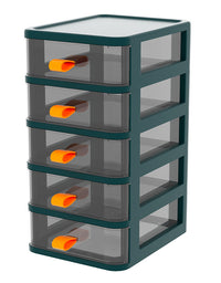 Transparent Desktop Storage Box Small Drawer Type Desk Storage Cabinet Plastic - TryKid
