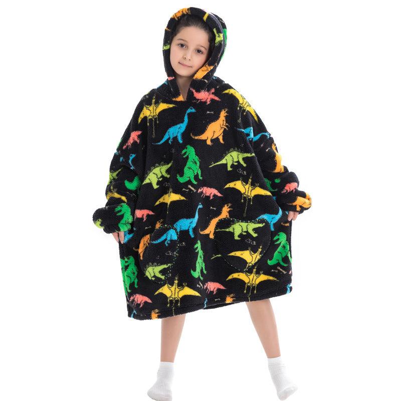 Oversized Thermal Sweatshirt Lazy Sweatshirt Kids - TryKid