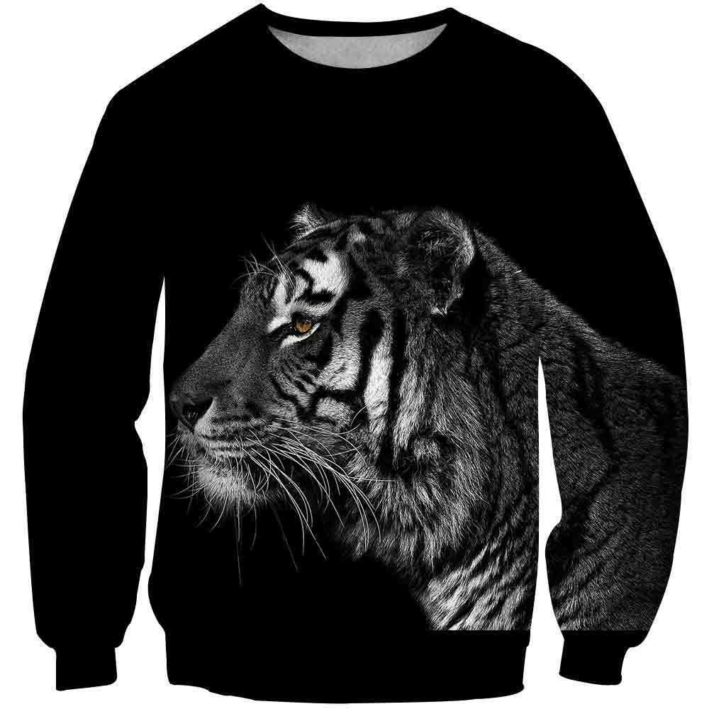 3D Personalized Animal Pattern Sports Top Unisex Tiger Series Hoodie