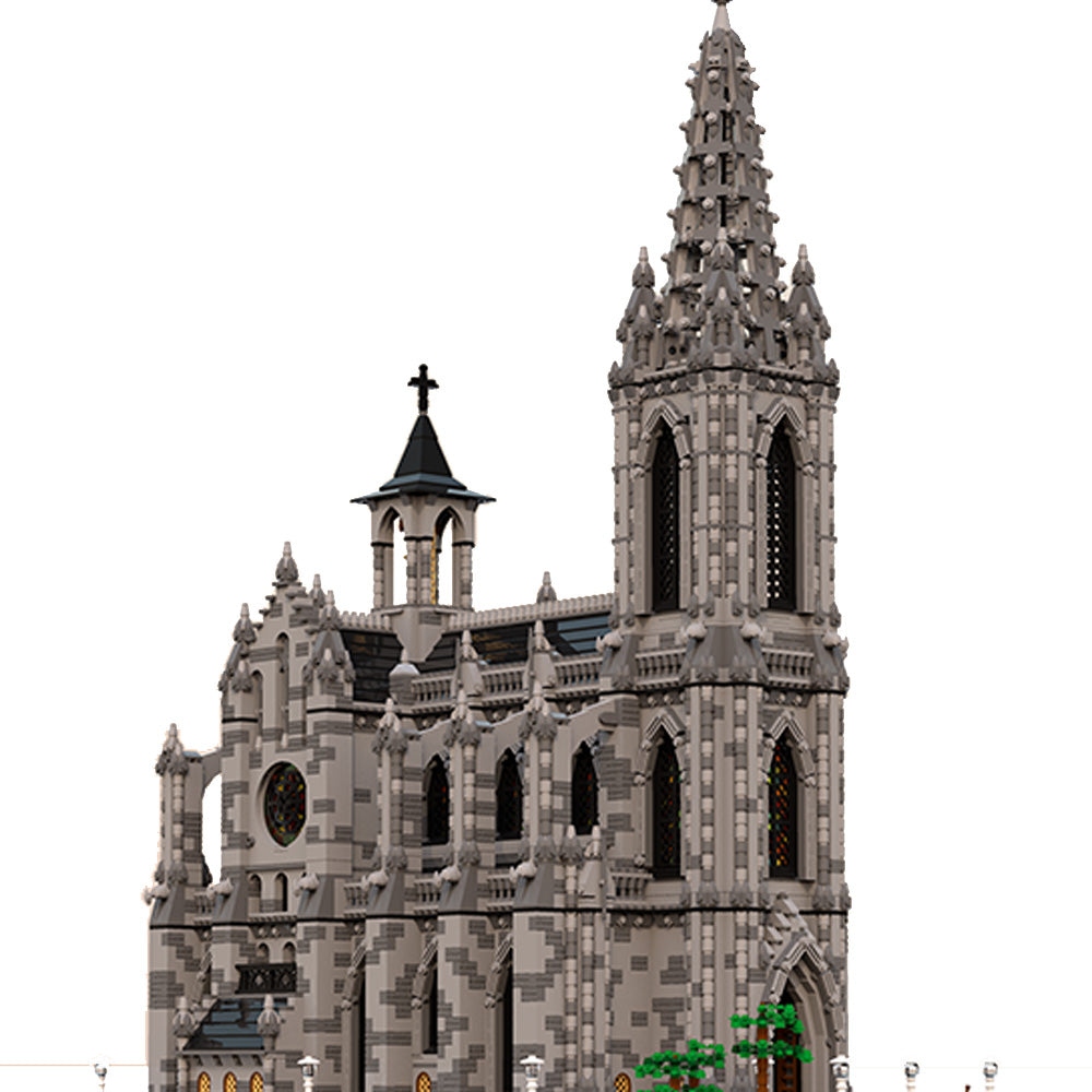 Street View Building Super Cathedral Is Compatible With Puzzle Toys - TryKid