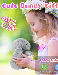 Talking Bunny Toys For Kids, Repeats What You Say, Interactive Stuffed Plush Animal Talking Toy, Singing, Dancing And Shaking For Girls Boys - TryKid
