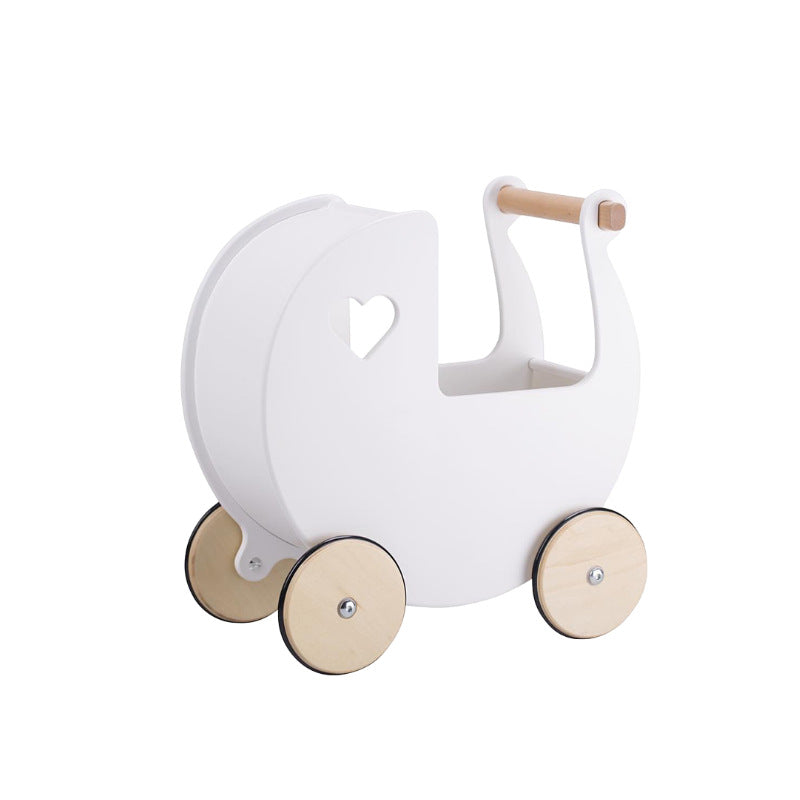 Sebra Baby Walker Moover Love Doll Stroller Small Wooden Baby Kids Over Home Stroller Toy - TryKid