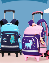 Korean Detachable Trolley Bag For Elementary School Students - TryKid
