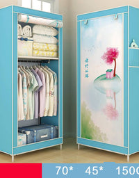 Single Dormitory Dust Closed Wardrobe - TryKid
