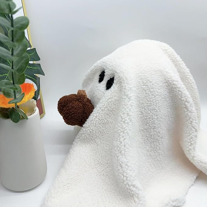 2023 Gus The Ghost With Pumpkin Pillow, Ghost Pillow With Pumpkin Plush For Halloween Decor, Ghost Shaped Pillow Halloween Christmas Thanksgiving Gift For Kids Boys Girls - TryKid