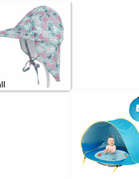 Baby Beach Tent Kids Outdoor Camping Easy Fold Up Waterproof  Up Sun Awning Tent UV-protecting
