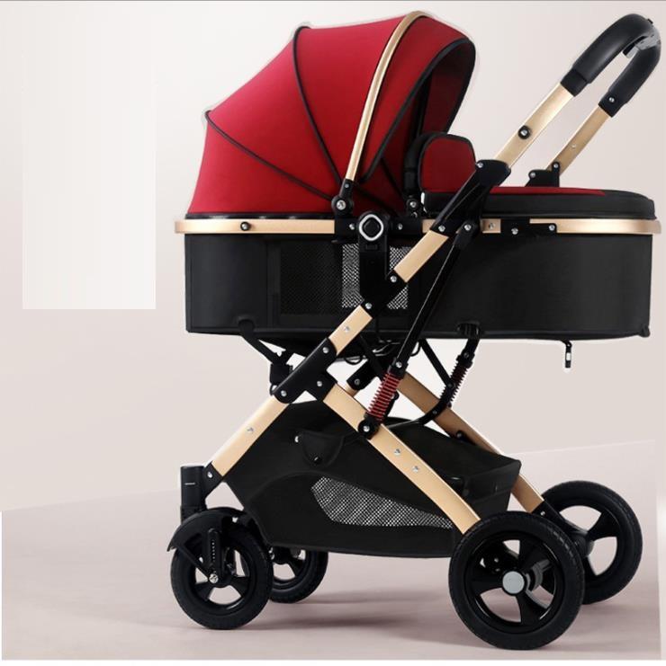 Two-way Newborn Baby Stroller Portable Folding - TryKid