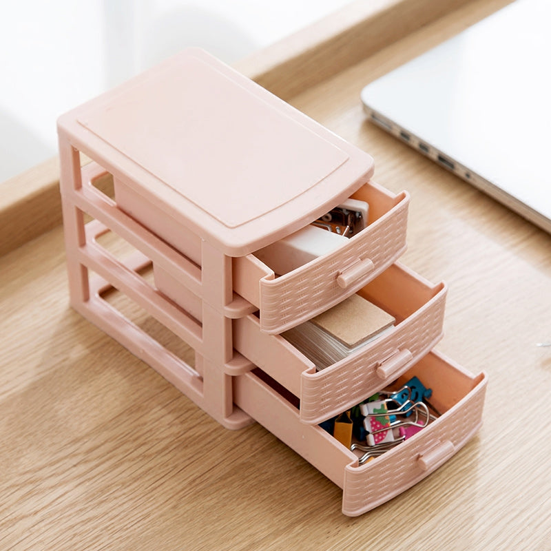 Drawer Mini Desktop Storage Box Multi-layer Cosmetic Organizer - TryKid
