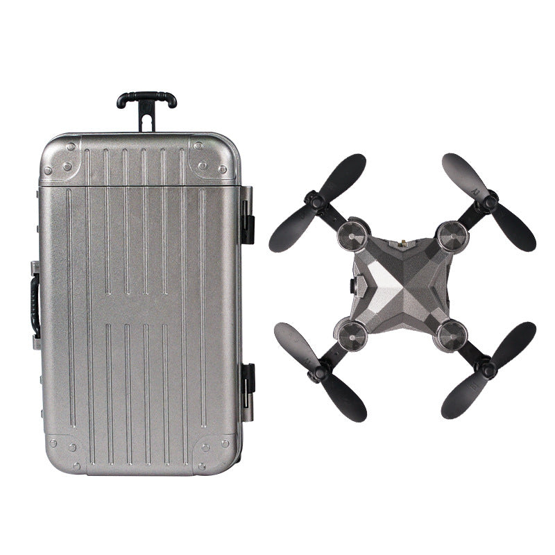 New Luggage Box Storage Box Folding Mini UAV Aerial Photography Remote Control Four Axis Children's Toys Drone - TryKid