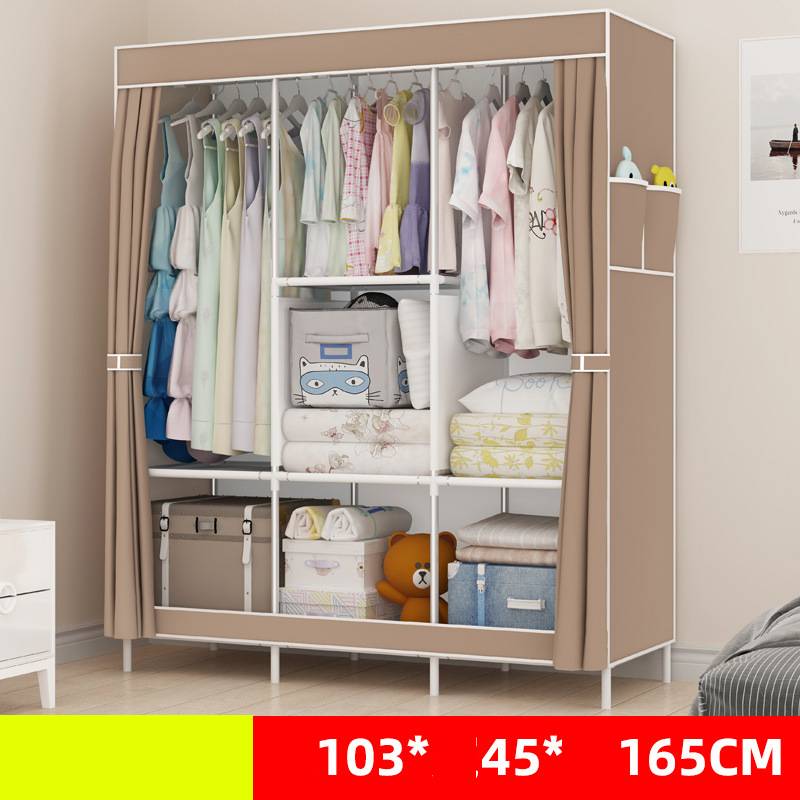 Single Dormitory Dust Closed Wardrobe - TryKid