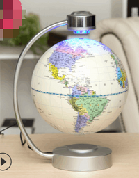 8 inch globe magnetic suspension office decoration company gift novelty creative birthday gift
