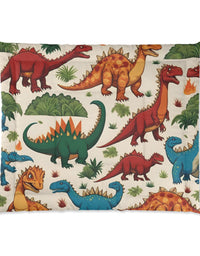 Dino-Delight: Roaringly Fun Dinosaur-Themed Kids' Comforter – Cozy and Vibrant Bedding for Little Explorers!

