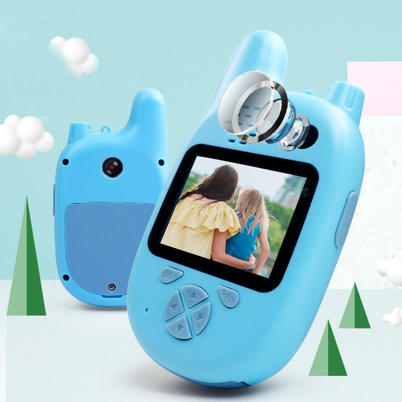 Walkie-Talkie Kids Camera Toys Mini HD Cartoon Cameras - TryKid