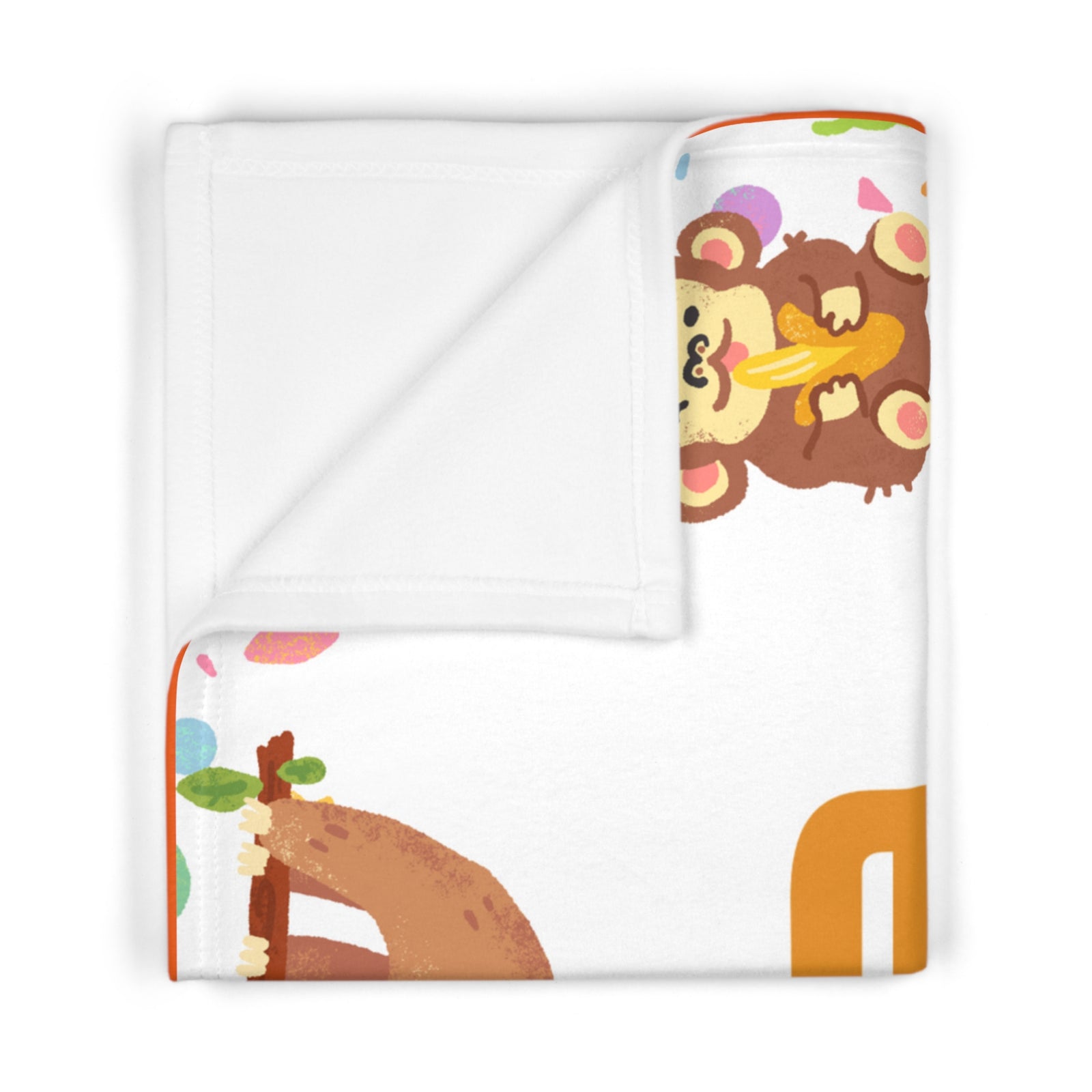 Cozy Comfort: Soft Fleece Baby Blanket Featuring the Adorable TryKid Logo - Perfect for Snuggles and Sweet Moments