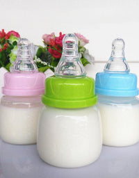 Brand New Infant Baby Feeding 0-18 Months Feeder 60ML PP Nursing Juice Milk Mini Hardness Bottle Baby Bottles And Nipples - TryKid
