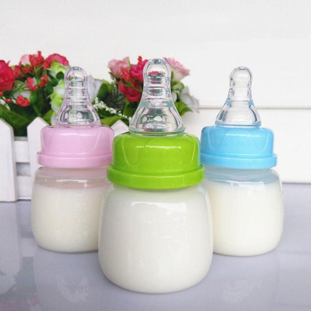 Brand New Infant Baby Feeding 0-18 Months Feeder 60ML PP Nursing Juice Milk Mini Hardness Bottle Baby Bottles And Nipples - TryKid