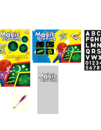Educational Toy Drawing Pad 3D Magic 8 Light Effects Puzzle Board Sketchpad - TryKid
