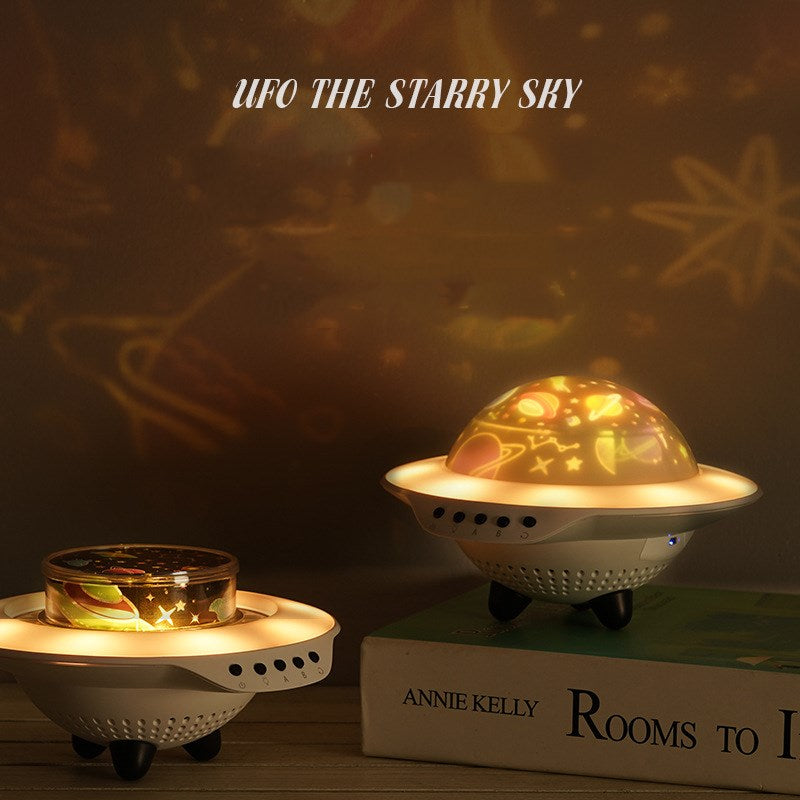 UFO Star Night Light Projector for Kids Creative Toys Stars Projection Lamp Adult Sleep Helper - TryKid