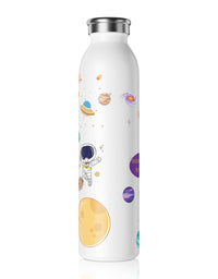 Explore the Cosmos Stainless Steel Water Bottle - Stars, Planets, Galaxies, Astronauts, and Rocket Ship Fun for Kids and Parents - TryKid's Cool and Trending New Design
