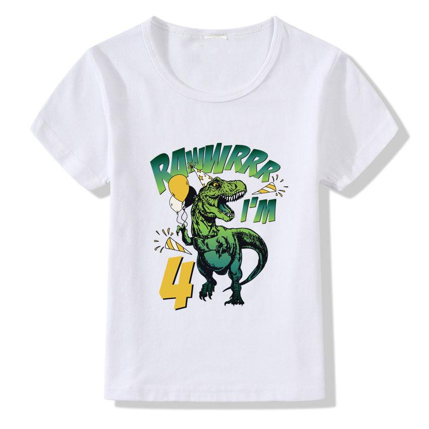 Children's T-shirt Numbers 1-9 Birthday T-shirt - TryKid