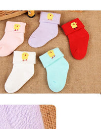 New winter cotton socks baby socks thick cotton socks and Terry relent children baby socks - TryKid
