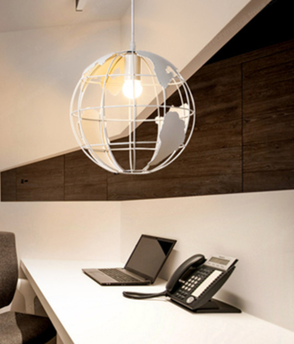 Globe Pendant Light – Earth Globe Lamp - TryKid