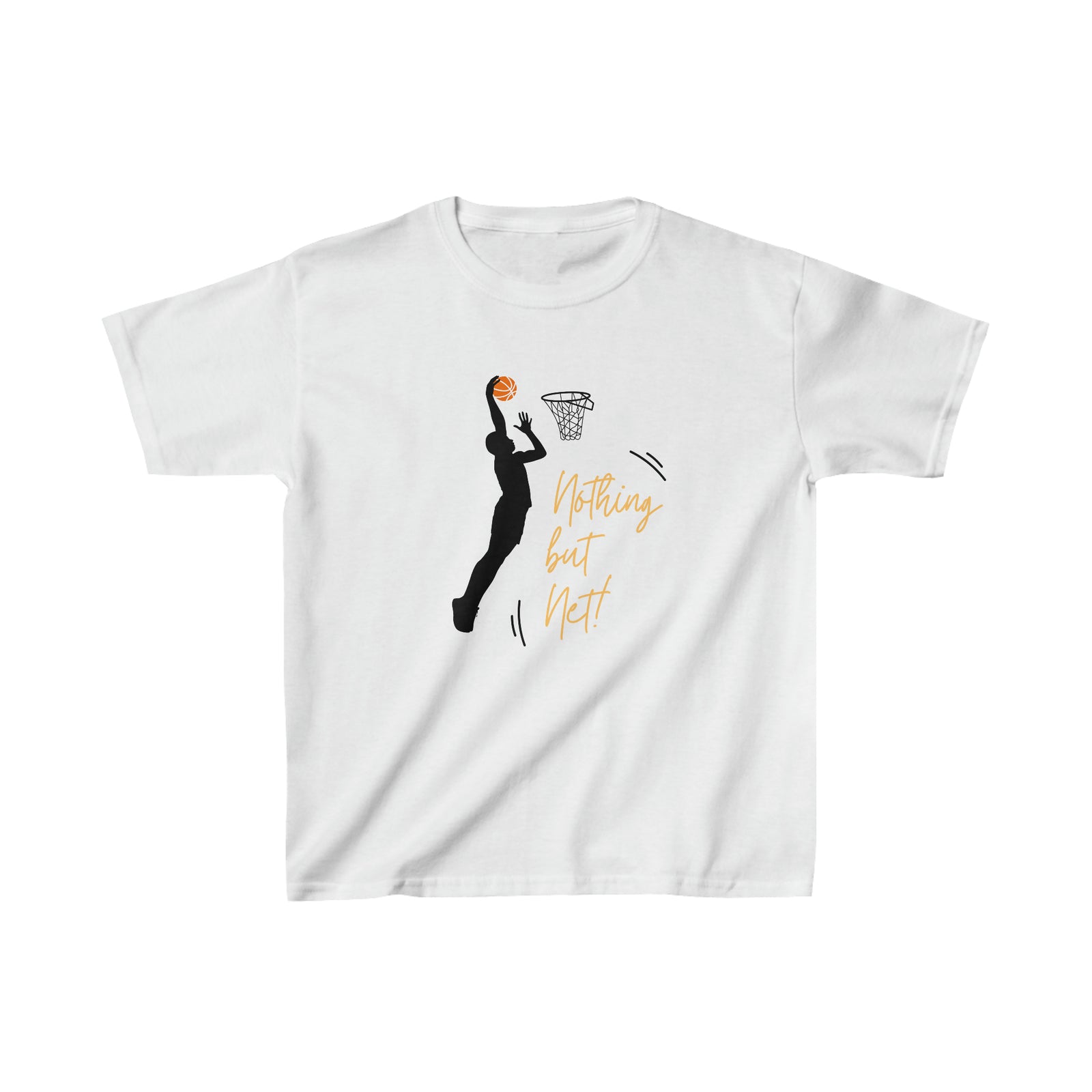 Explore Style and Comfort with our TRYKID Logo Basketball Kids Heavy Cotton™ Tee