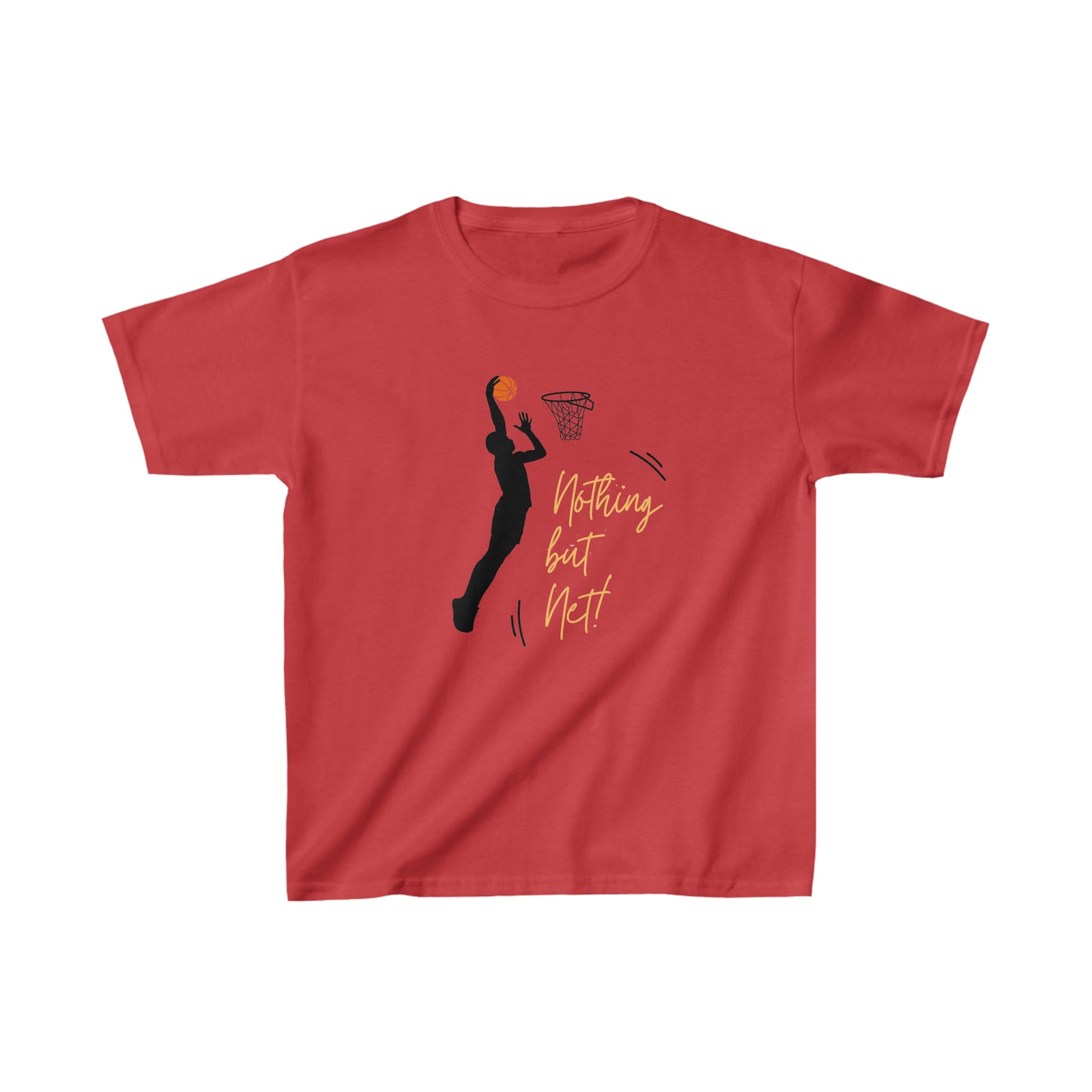 Explore Style and Comfort with our TRYKID Logo Basketball Kids Heavy Cotton™ Tee