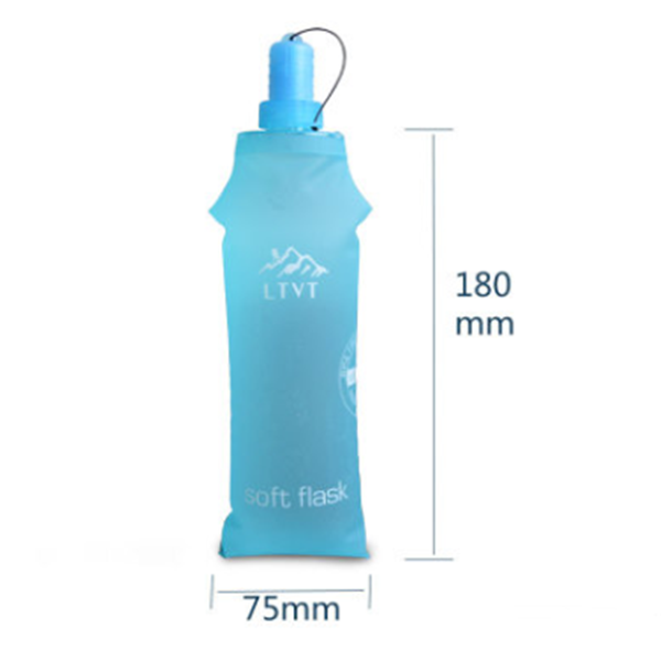 Sports soft water bottle