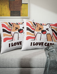 TRYKID Cat Lover Pillow Sham
