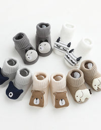 Baby Socks Dispensing Glue Non-Slip Loose Baby Socks Children Floor Socks
