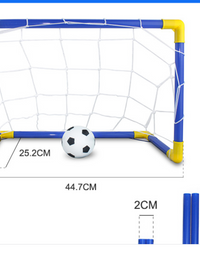 Folding Mini Football Soccer Ball Goal Post Net - TryKid
