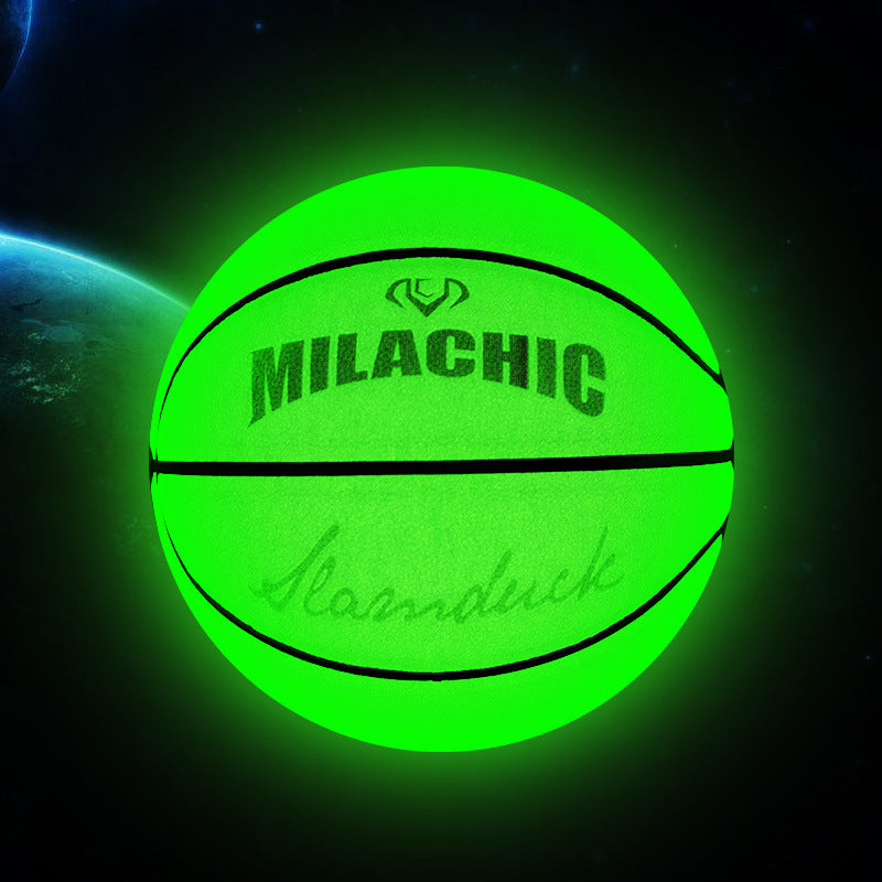 Fluorescent green basketball - TryKid