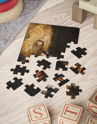 kids puzzle lion image Trykid 30 PC puzzle
