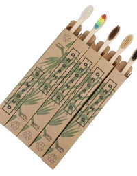 10 Bamboo toothbrushes
