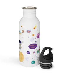 Galactic Adventure Stainless Steel Water Bottle - Fun Astronaut and Rocket Ship Design for Kids and Parents - Trendy and Cool Hydration by TryKid
