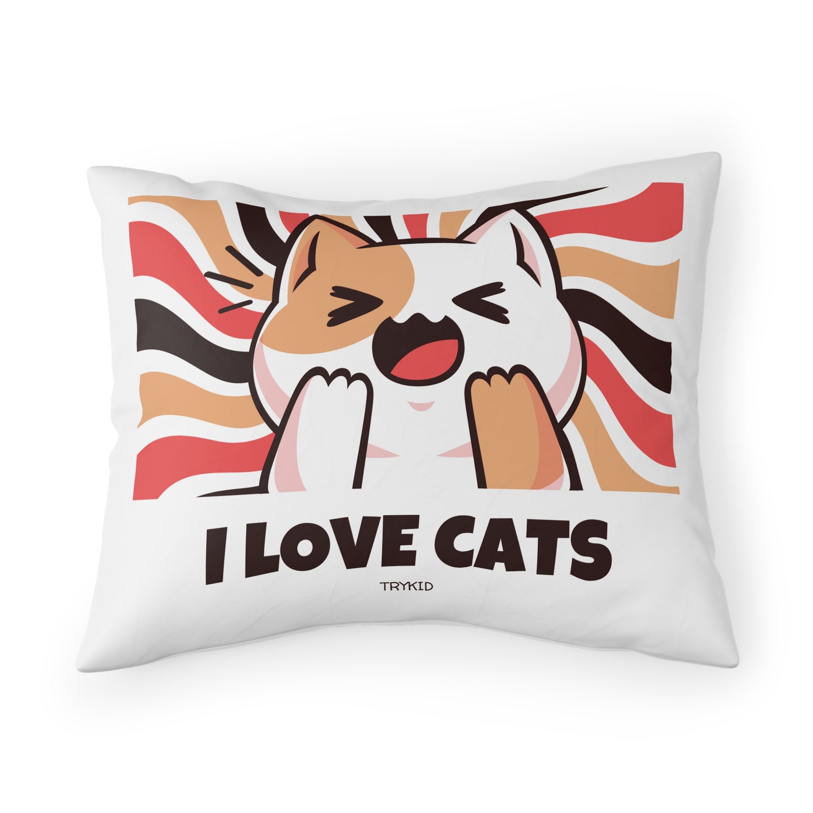 TRYKID Cat Lover Pillow Sham
