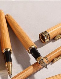 Bamboo Pen Bamboo Pen Pen Ball Pen Lettering Customer Gift Hard Pen Neutral Bamboo Pen - TryKid
