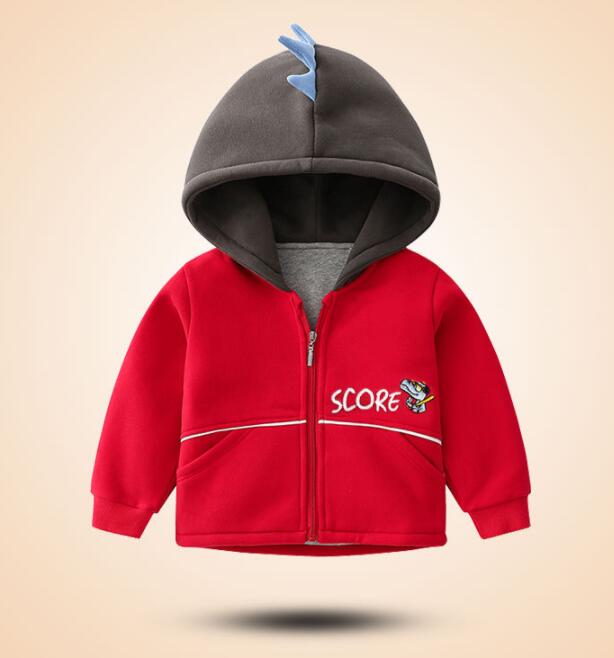 Fashionable Kids Warm Thick Hooded Jacket - TryKid