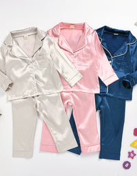 Pure Color Children's Bathrobe Casual Fashion Suit - TryKid
