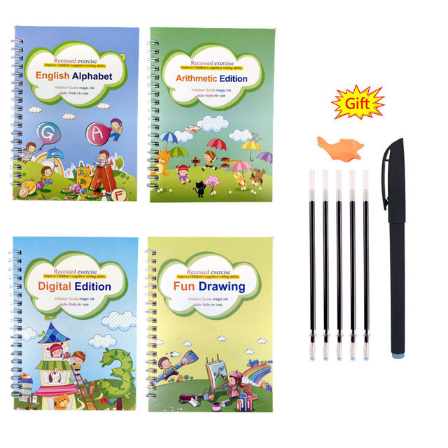 Copy Book Children Writing Sticker Practice English Copybook - TryKid