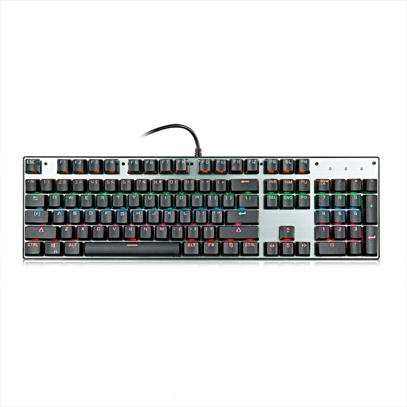 Mechanical Keyboard Green Shaft Desktop Non Punch 87 Key Keyboard - TryKid