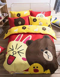 Cotton cartoon bedding - TryKid
