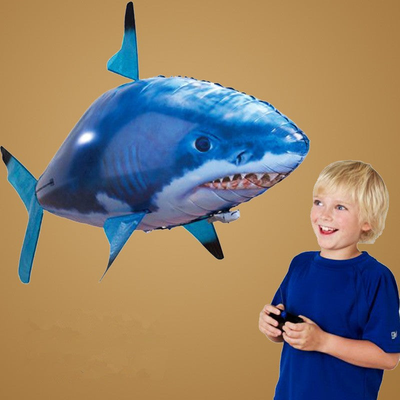 Remote Control Shark Toy Air Swimming Fish Infrared Flying RC Airplanes Balloons - TryKid