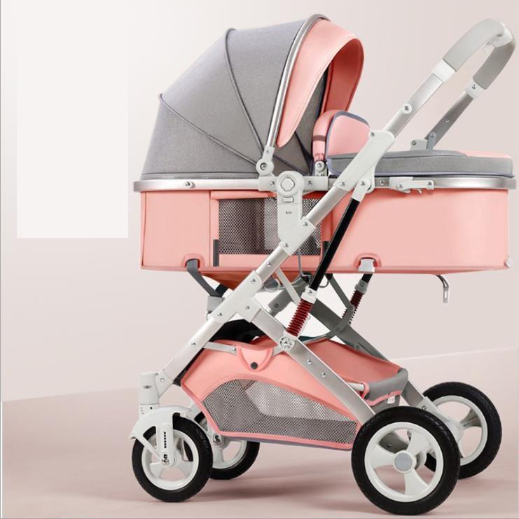 Two-way Newborn Baby Stroller Portable Folding - TryKid