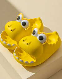 Kids Dinosaur Slippers Wholesale Summer Cartoon Parent Child Outdoor Home EVA Sandals Women Men Kids Cute Slippers Baby Shoes
