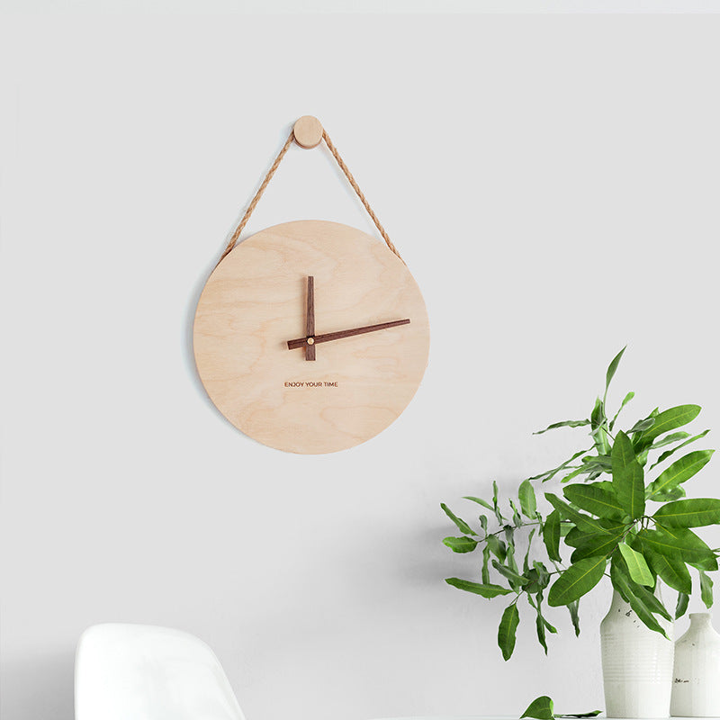 Wooden Nordic hot-selling creative clocks - TryKid