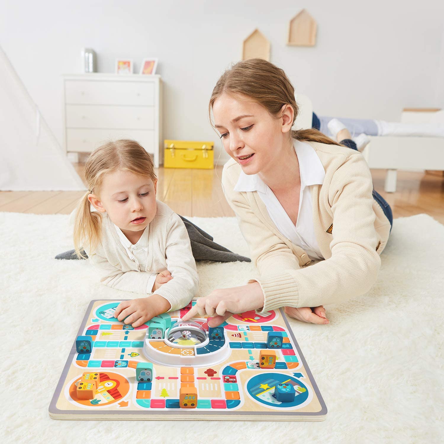 Kids Toys Flying Chess Parent-child Interactive Game Chessboard Children's Board Game Toys Puzzle Jump Checkers - TryKid
