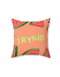 TRYKID Spun Polyester Square Pillow
