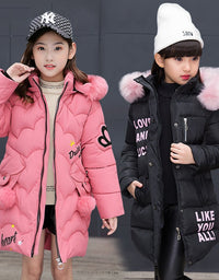 Girls' cotton-padded jackets - TryKid
